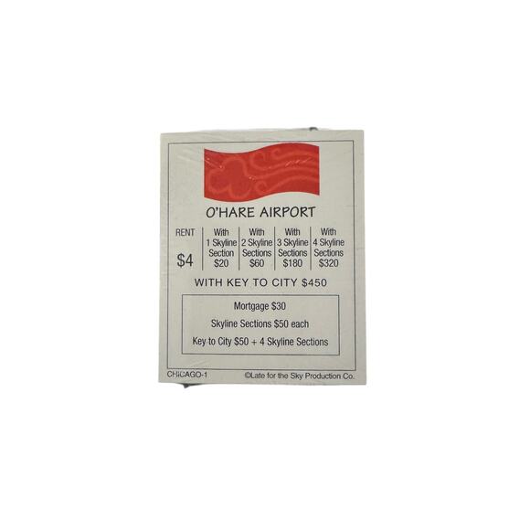 Chicago In a Box Board Game by Late for the Sky Preowned Complete - Picture 10 of 11